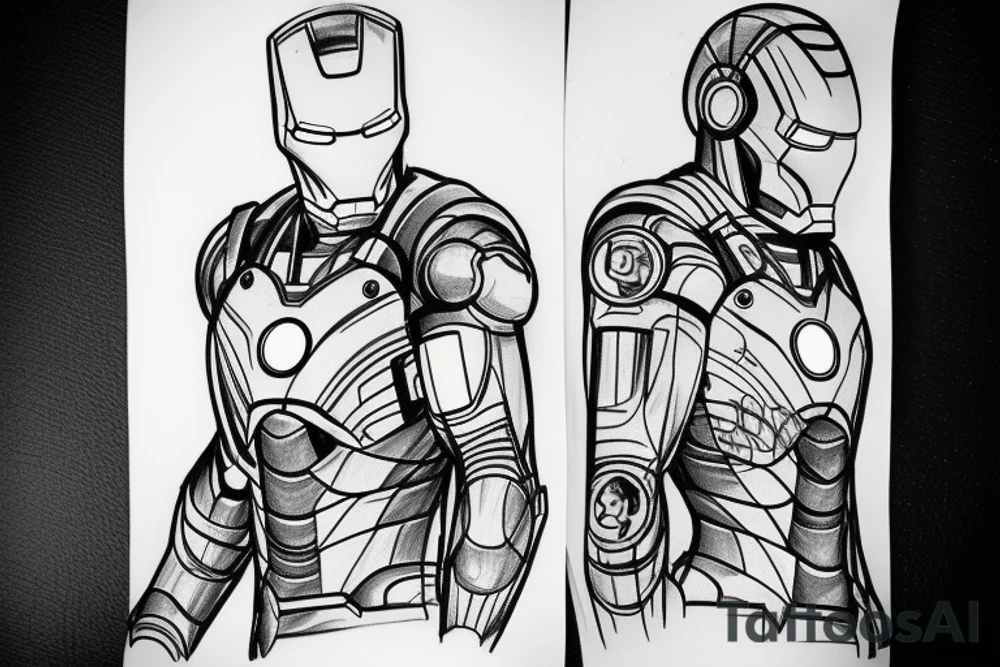 iron Man tattoo idea