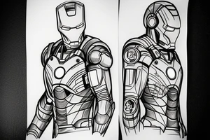 iron Man tattoo idea
