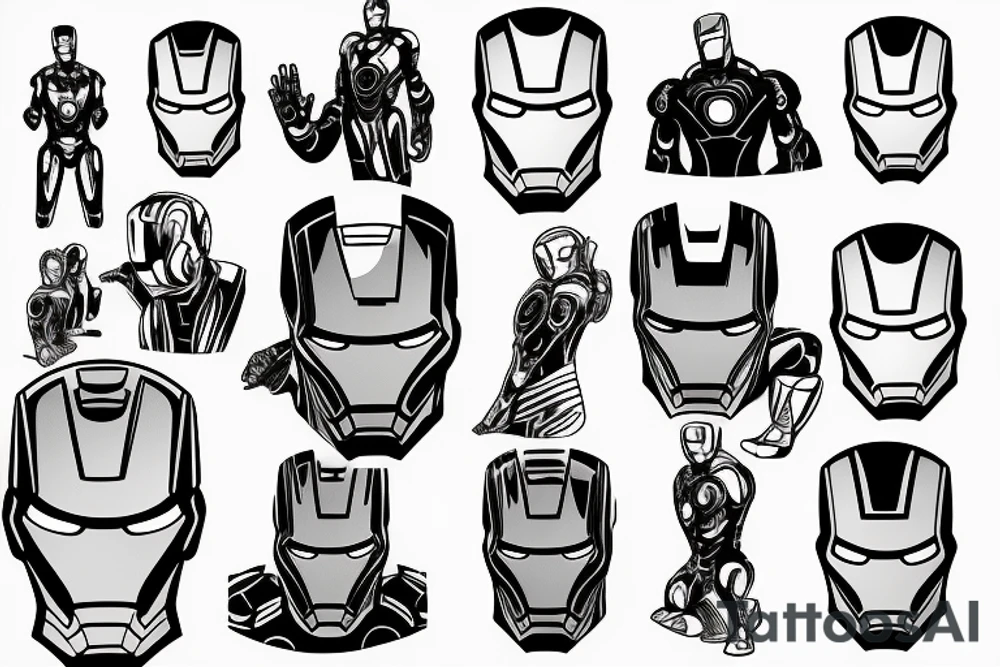 iron Man tattoo idea