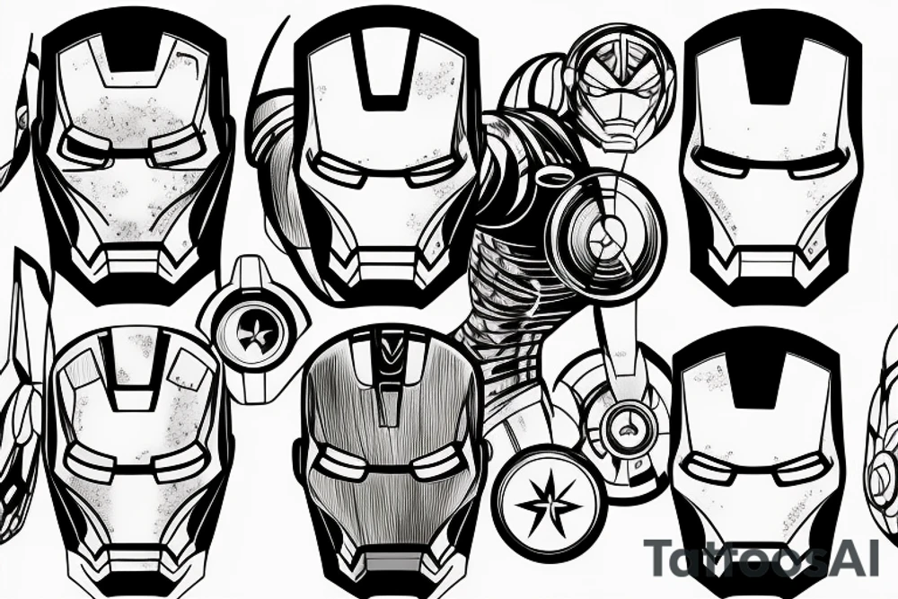 iron Man tattoo idea