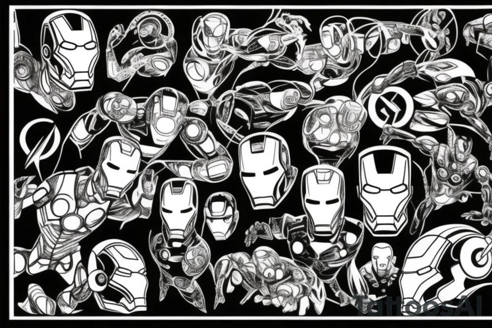 iron Man tattoo idea