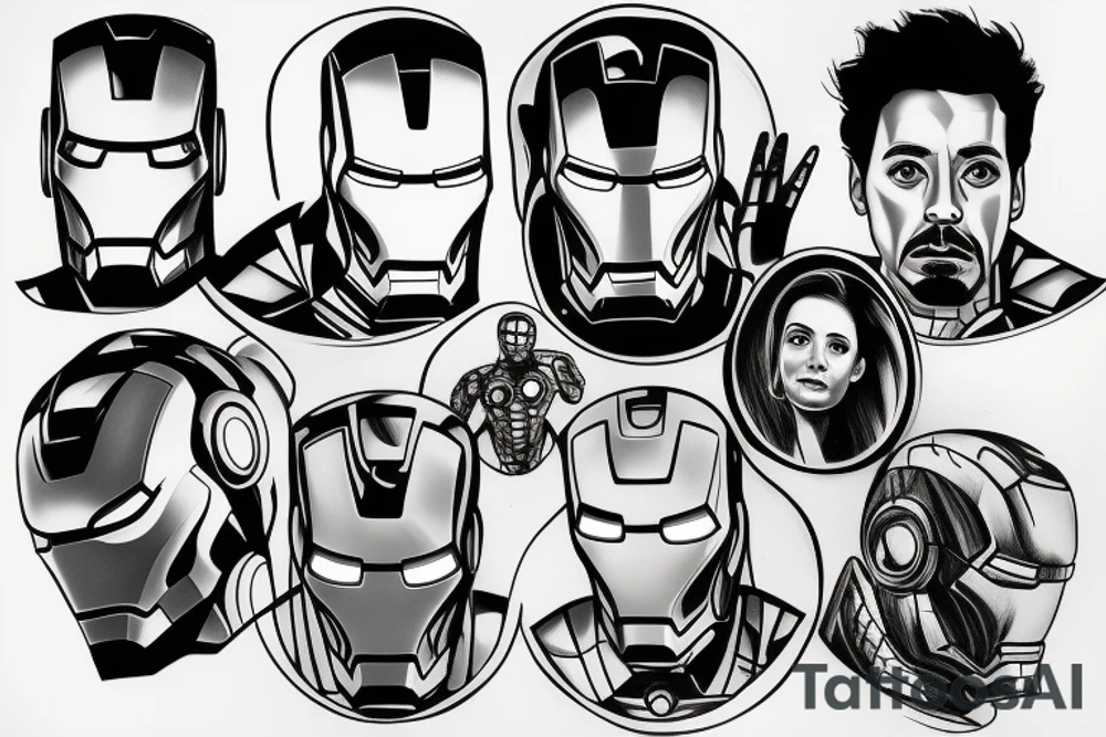 iron Man tattoo idea