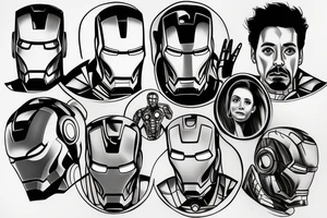 iron Man tattoo idea