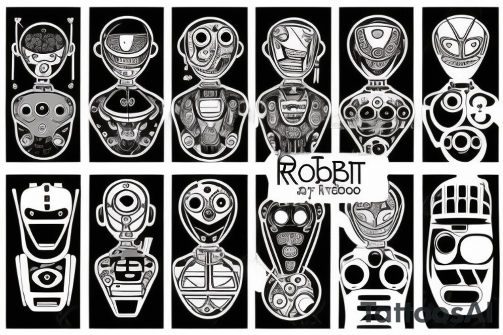 Robot tattoo idea