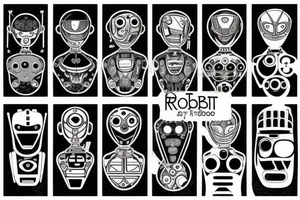 Robot tattoo idea