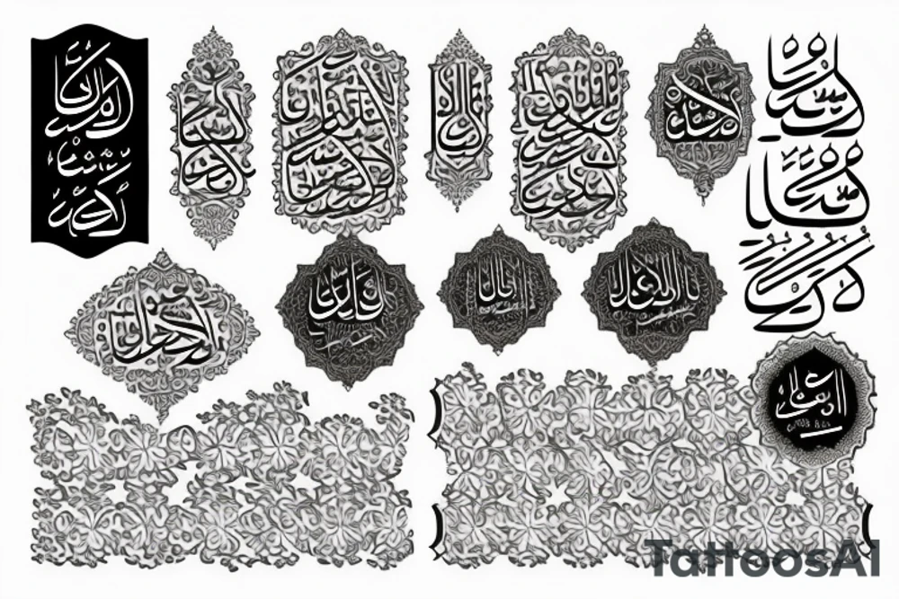 islamic tattoo idea