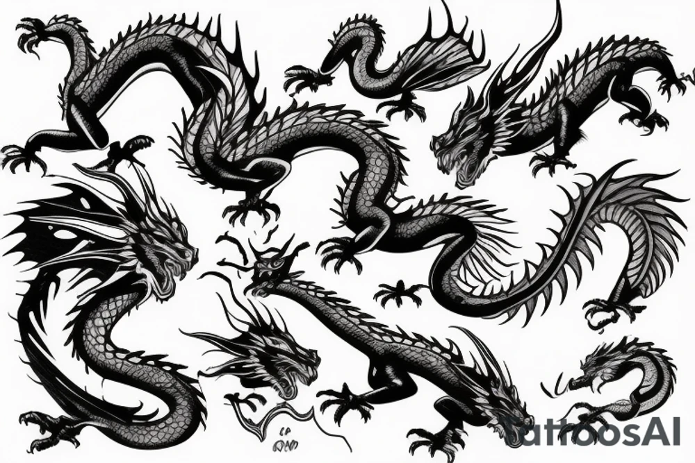 Dragon tattoo idea