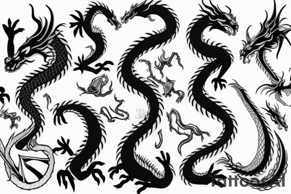 Dragon tattoo idea