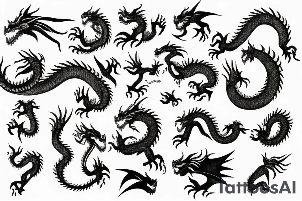 Dragon tattoo idea