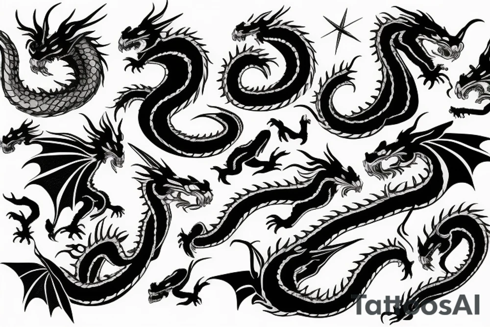 Dragon tattoo idea