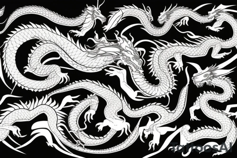 Dragon tattoo idea