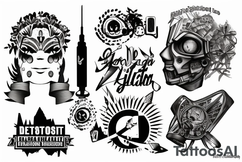 Detroit became human tattoo idea