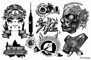 Detroit became human tattoo idea