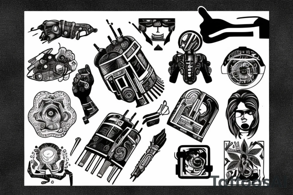 Detroit became human tattoo idea