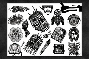 Detroit became human tattoo idea