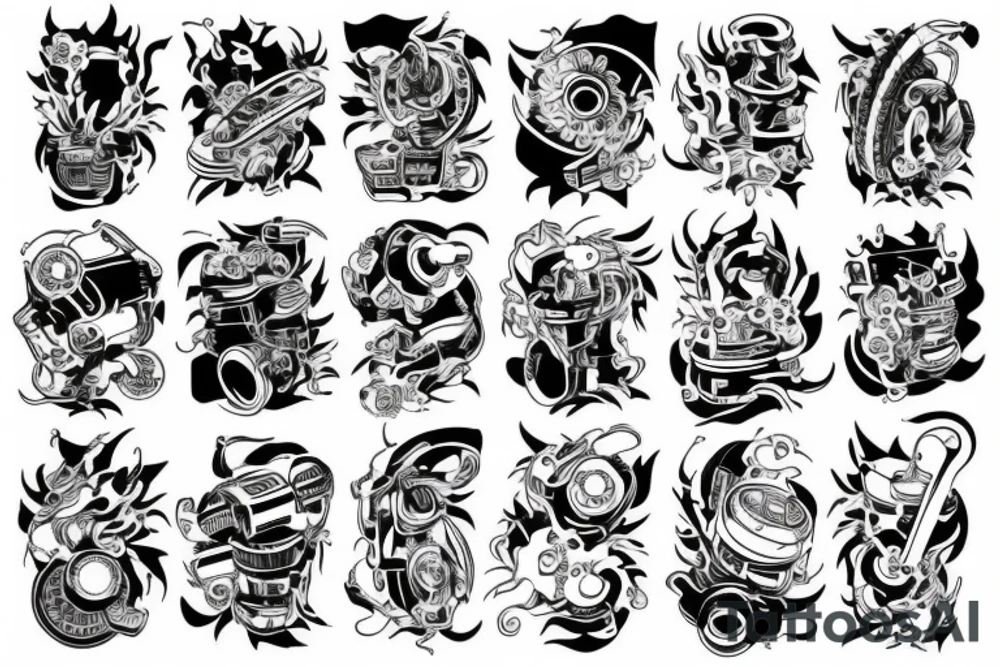 Engine tattoo idea