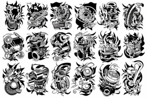 Engine tattoo idea
