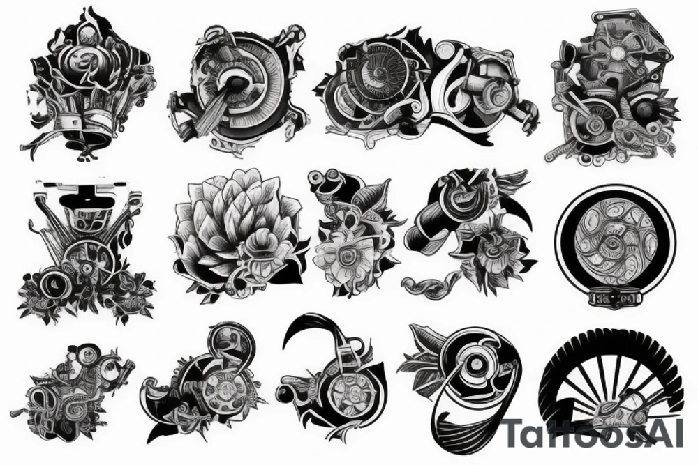Engine tattoo idea