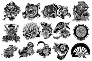 Engine tattoo idea