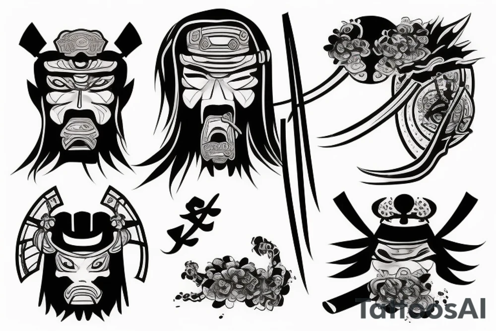 Samurai tattoo idea