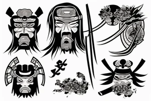 Samurai tattoo idea