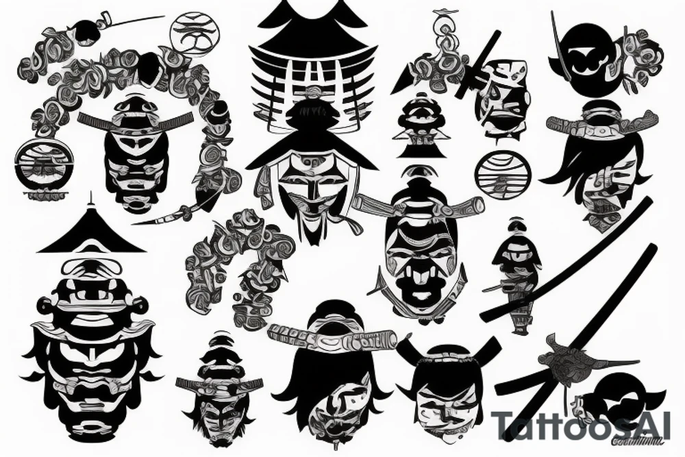 Samurai tattoo idea