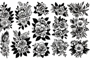 flowers tattoo idea