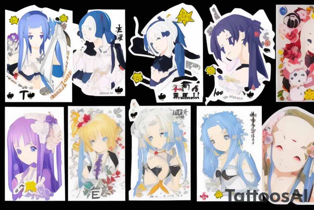 Rem from RE:Zero smiling at you tattoo idea