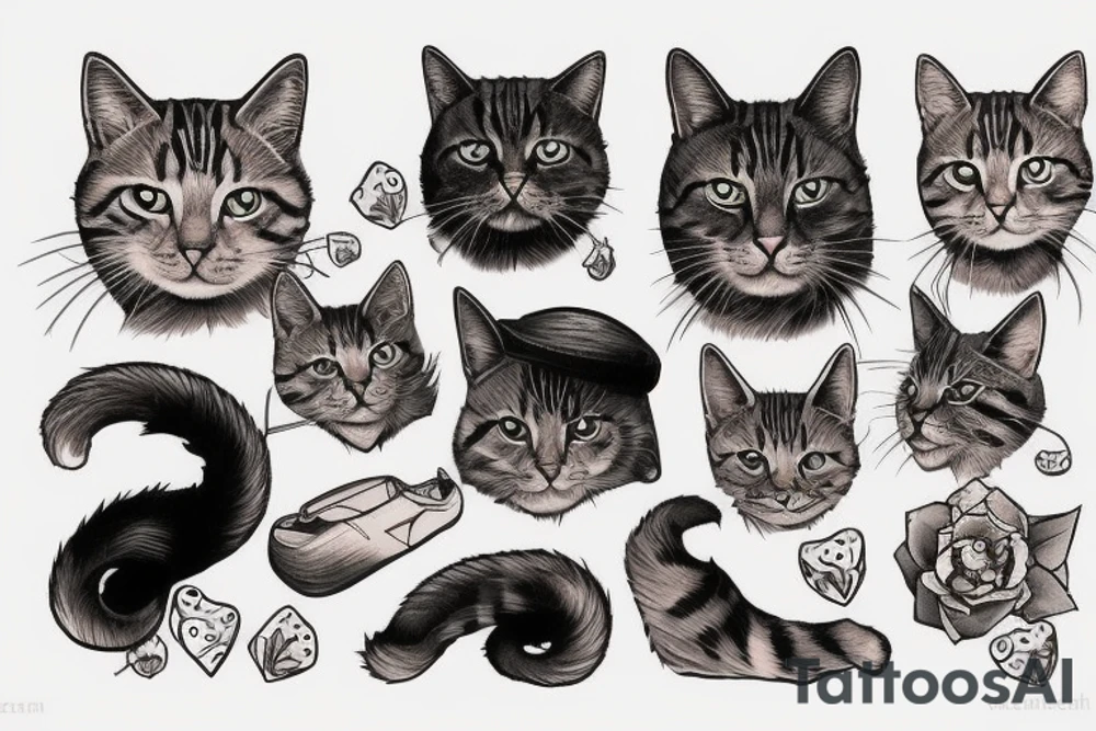 Ryan renolds riding a cat tattoo idea