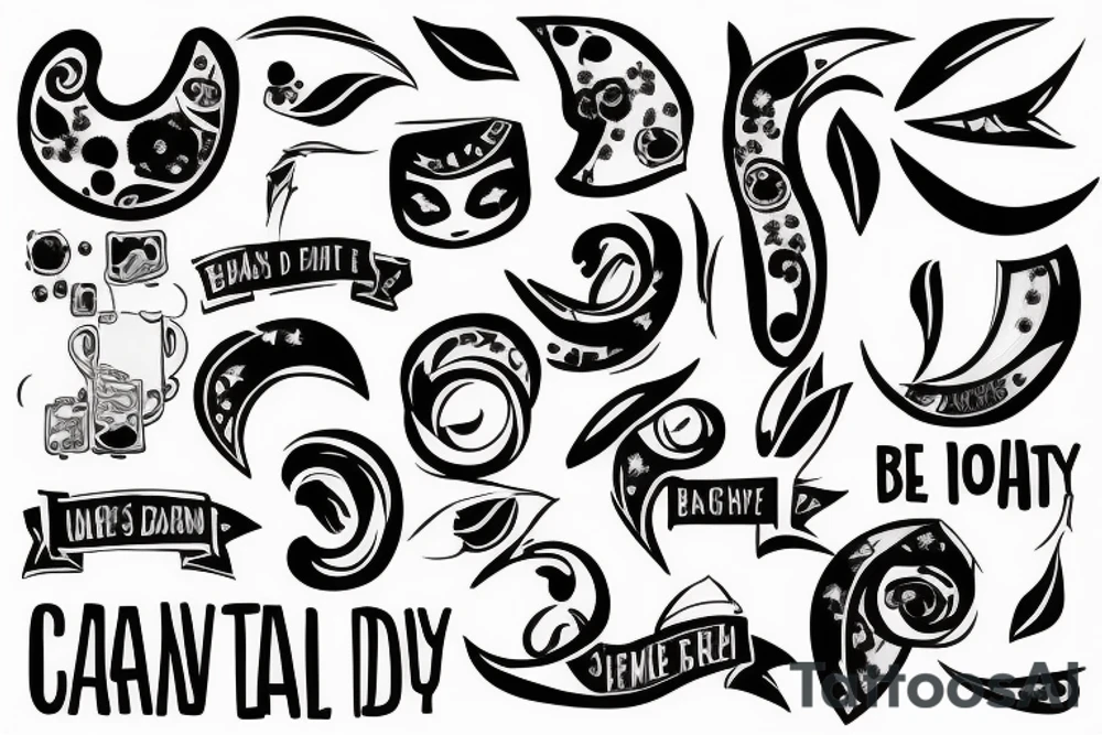 EVEN IF you are not ready for the day, it cannot always be night tattoo idea