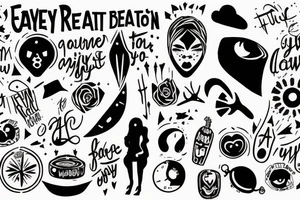 EVEN IF you are not ready for the day, it cannot always be night tattoo idea