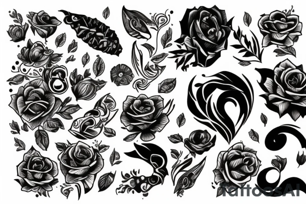 череп tattoo idea
