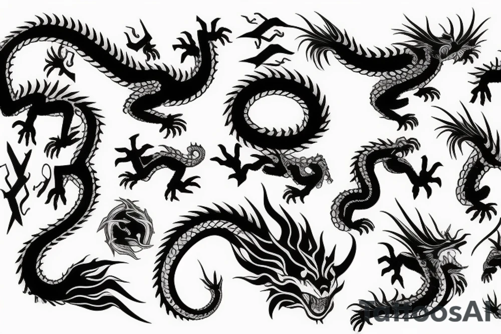 dragon tattoo idea