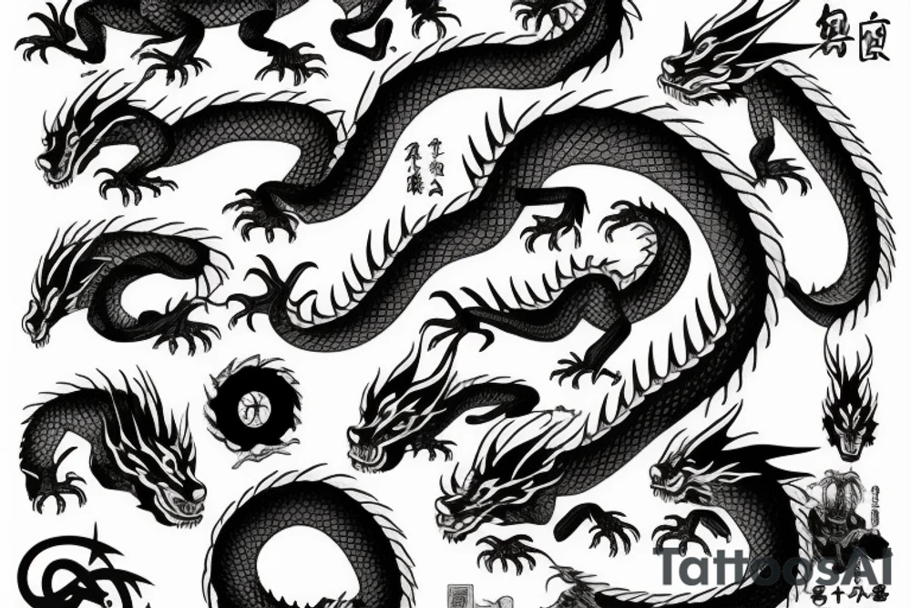 dragon tattoo idea