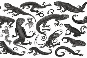 lizard tattoo idea