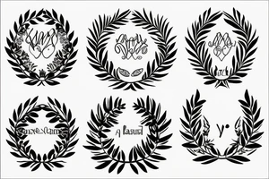 Laurel wreath tattoo idea
