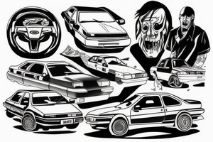 Ford sierra tattoo idea