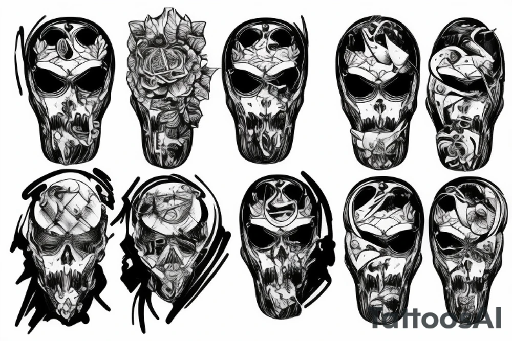 E34 bmw black tattoo idea