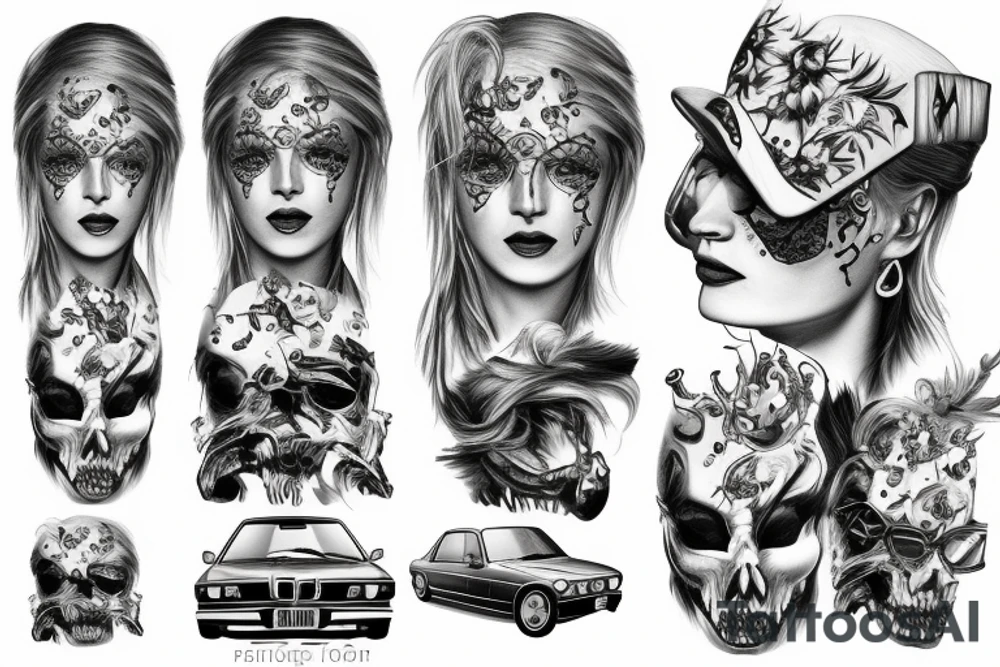 Bmw e34 tattoo idea