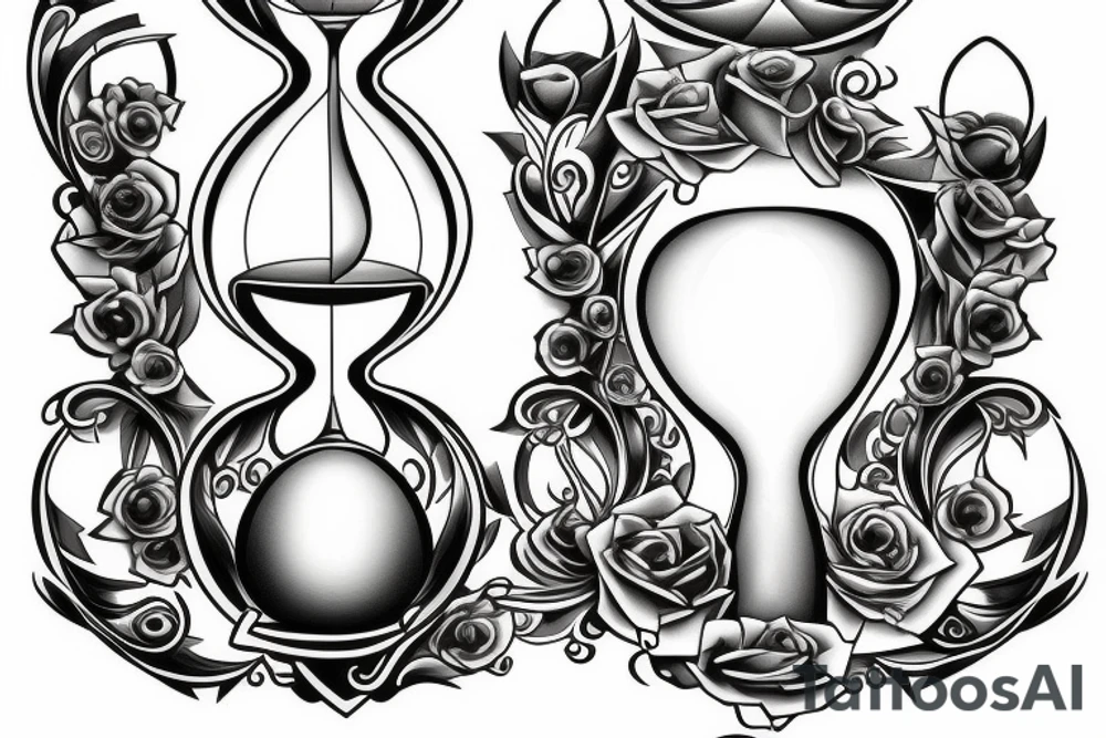 Hourglass tattoo idea