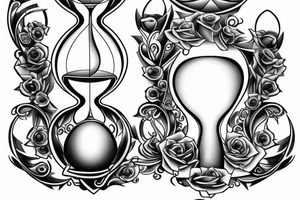 Hourglass tattoo idea
