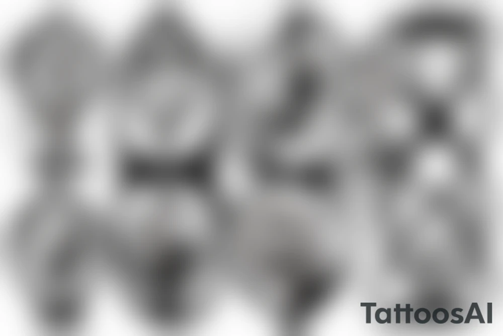 Hourglass tattoo idea