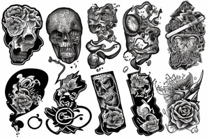 smoked skool tattoo idea