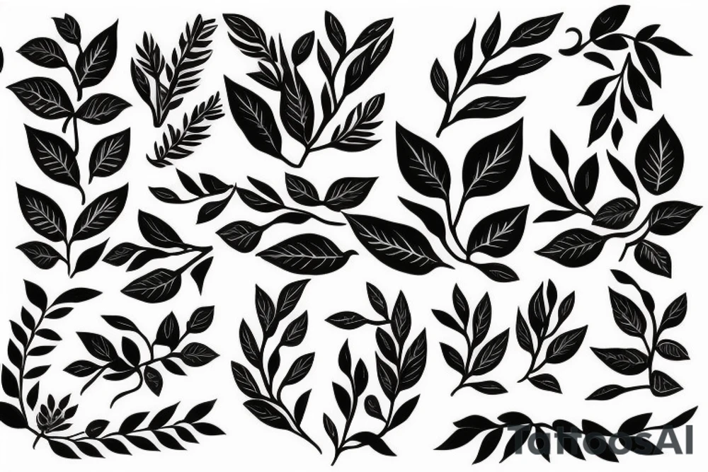 Laurel wreath tattoo idea