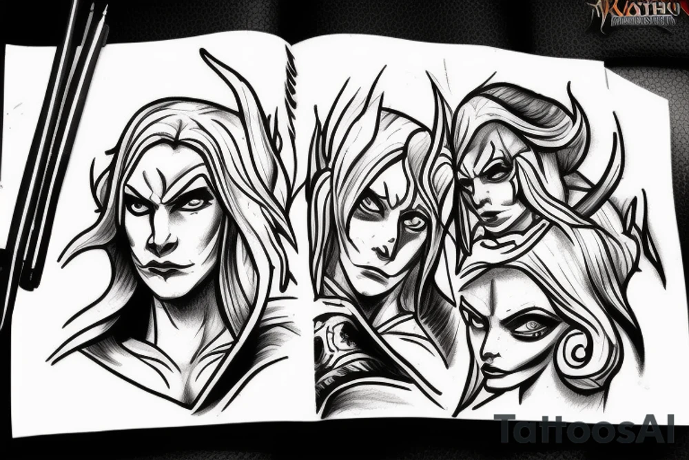 invoker dota 2 tattoo idea
