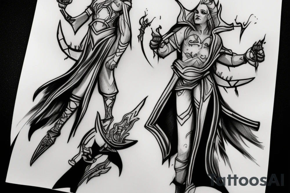 invoker dota 2 tattoo idea