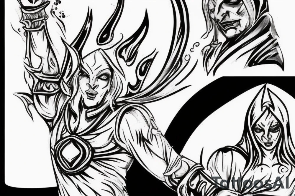 invoker dota 2 tattoo idea