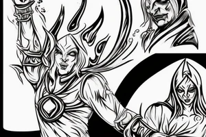 invoker dota 2 tattoo idea
