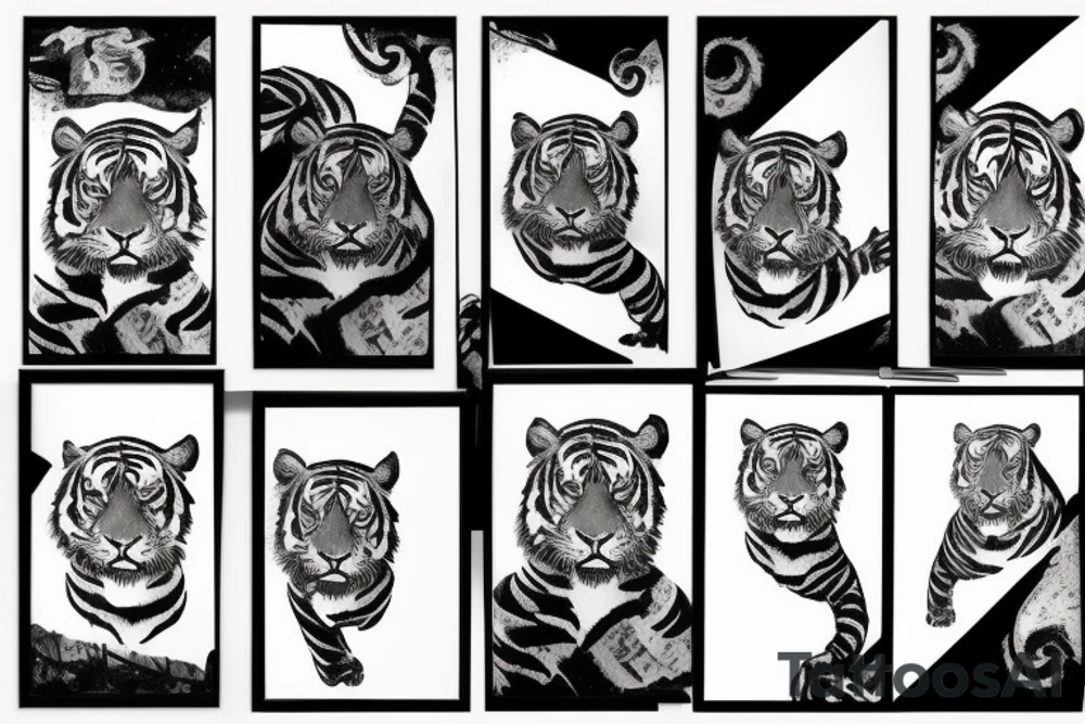 Tiger tattoo idea