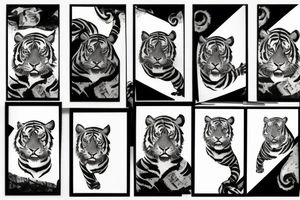Tiger tattoo idea